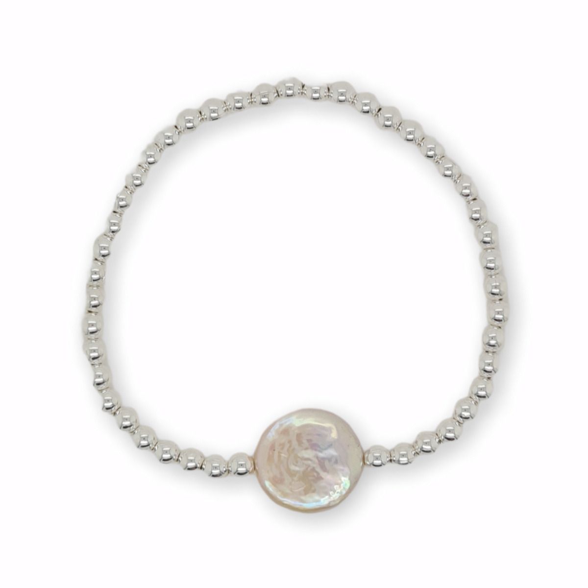 BRACELET S/S & FW PENNY PEARL