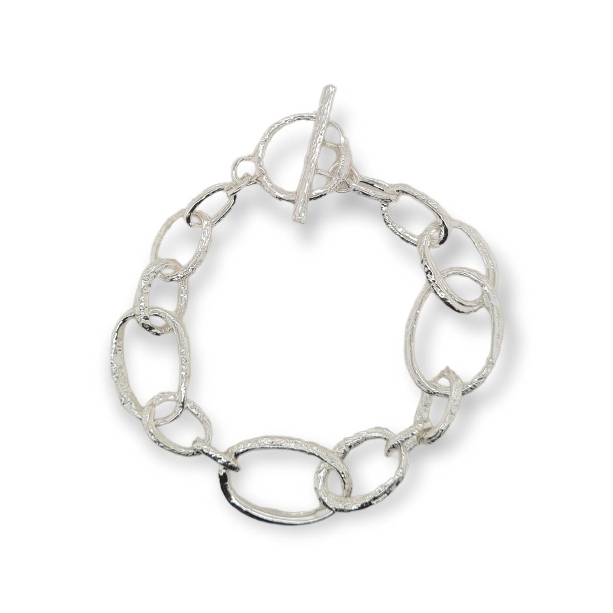 BRACELET S/S HEAVY FANCY LINK