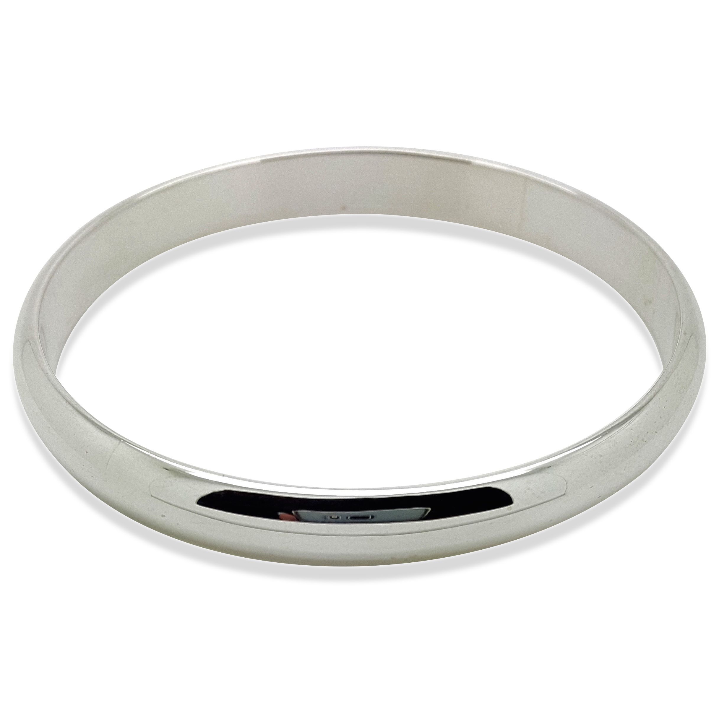 BANGLE S/S 1/2 RND 10mm/60mm