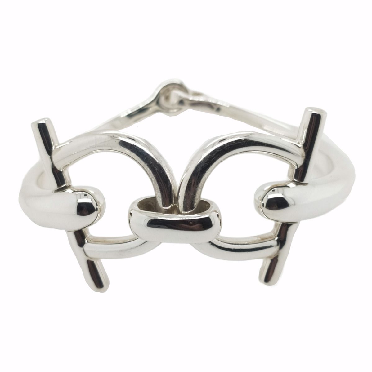 BANGLE S/S CLIP HEAVY HORSE BT