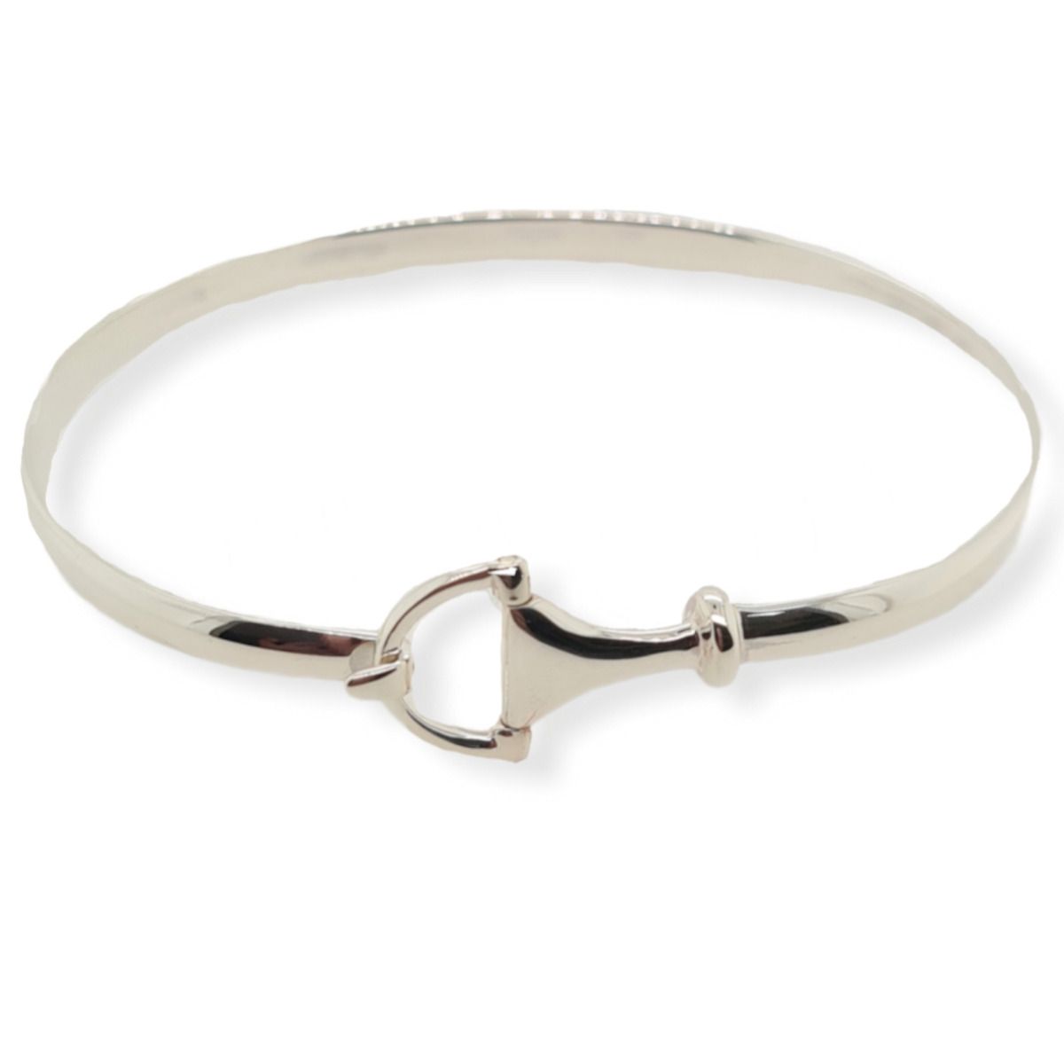 BANGLE S/S SNGL SNAFFLE CLIP