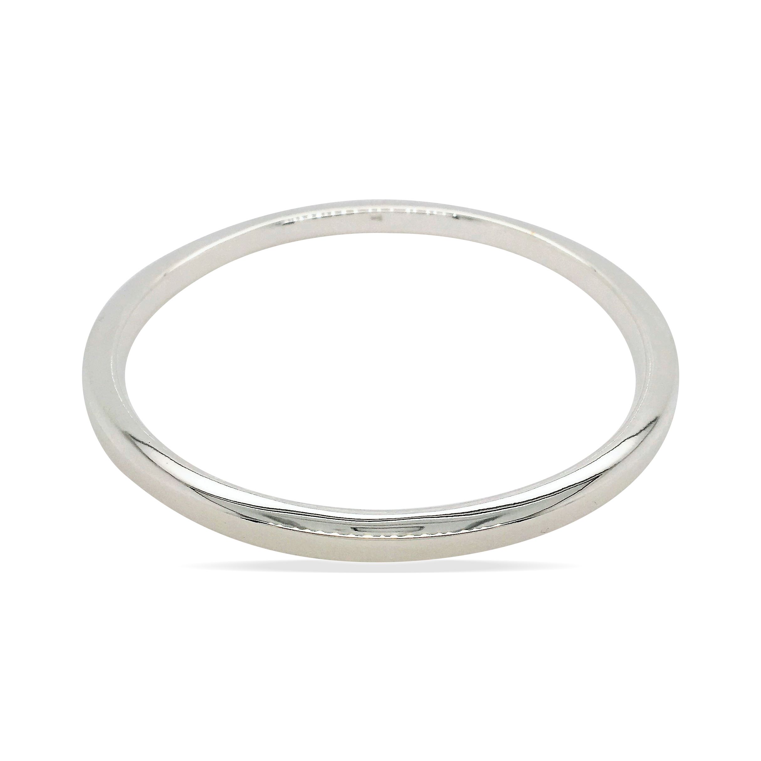 BANGLE S/S SQ EDGE 4X63mm I/D