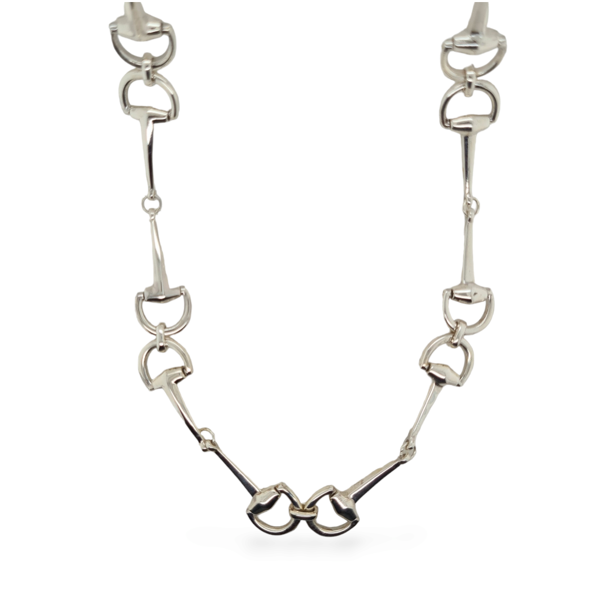 NECKLACE S/S LONG SNAFFLE BIT