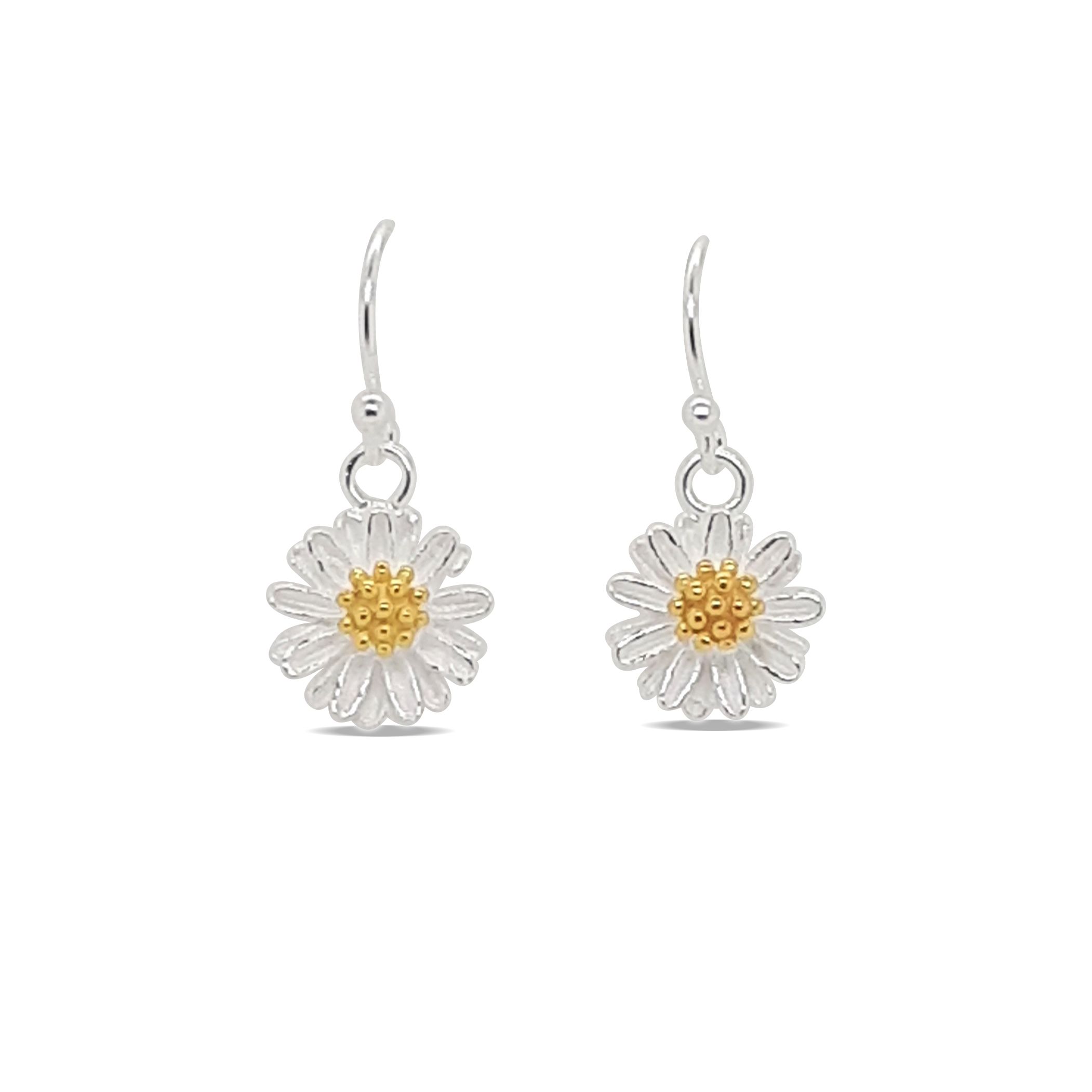 EARRINGS S/S CHAMOMILE Y/G