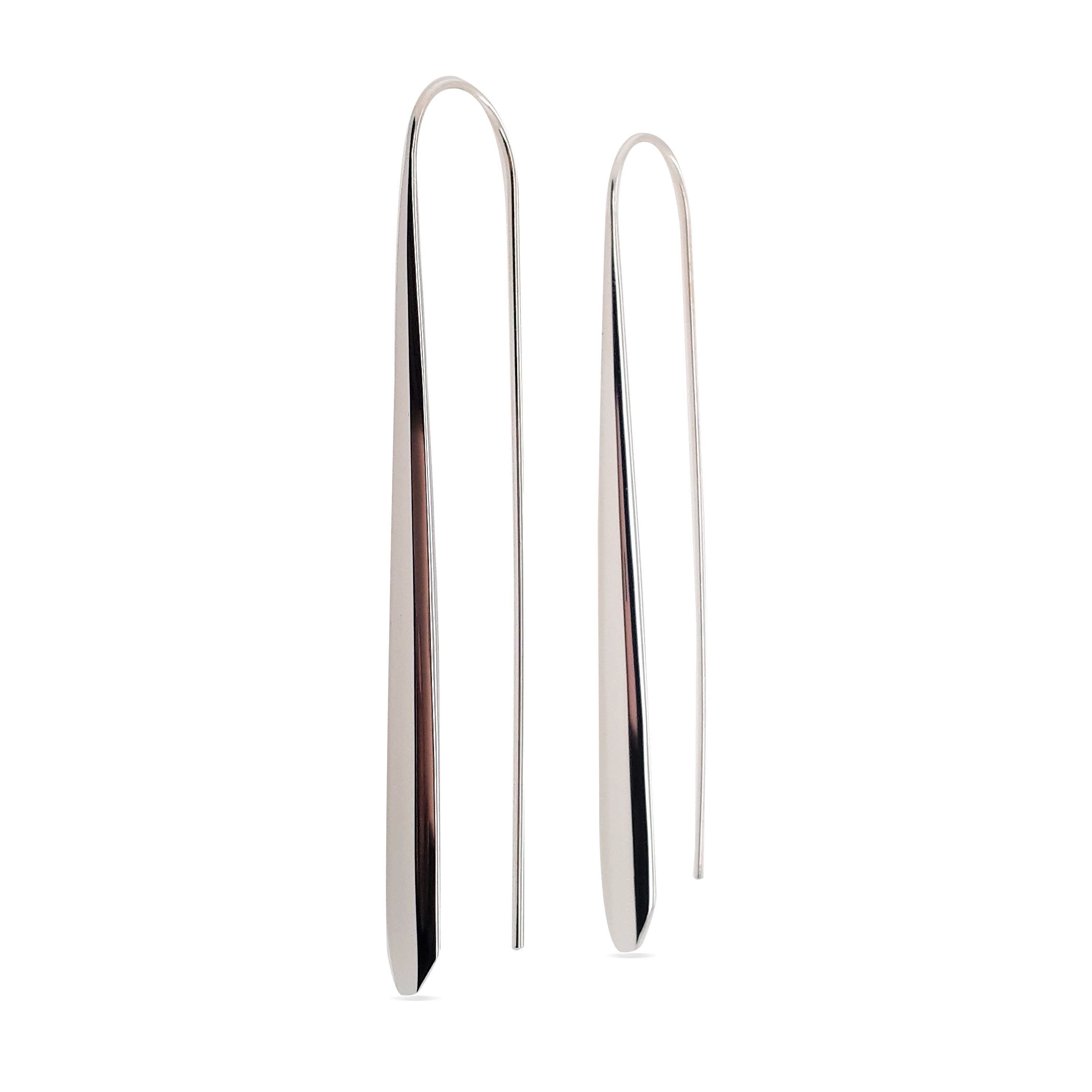 EARRINGS S/S ELEGANT LONG BAR