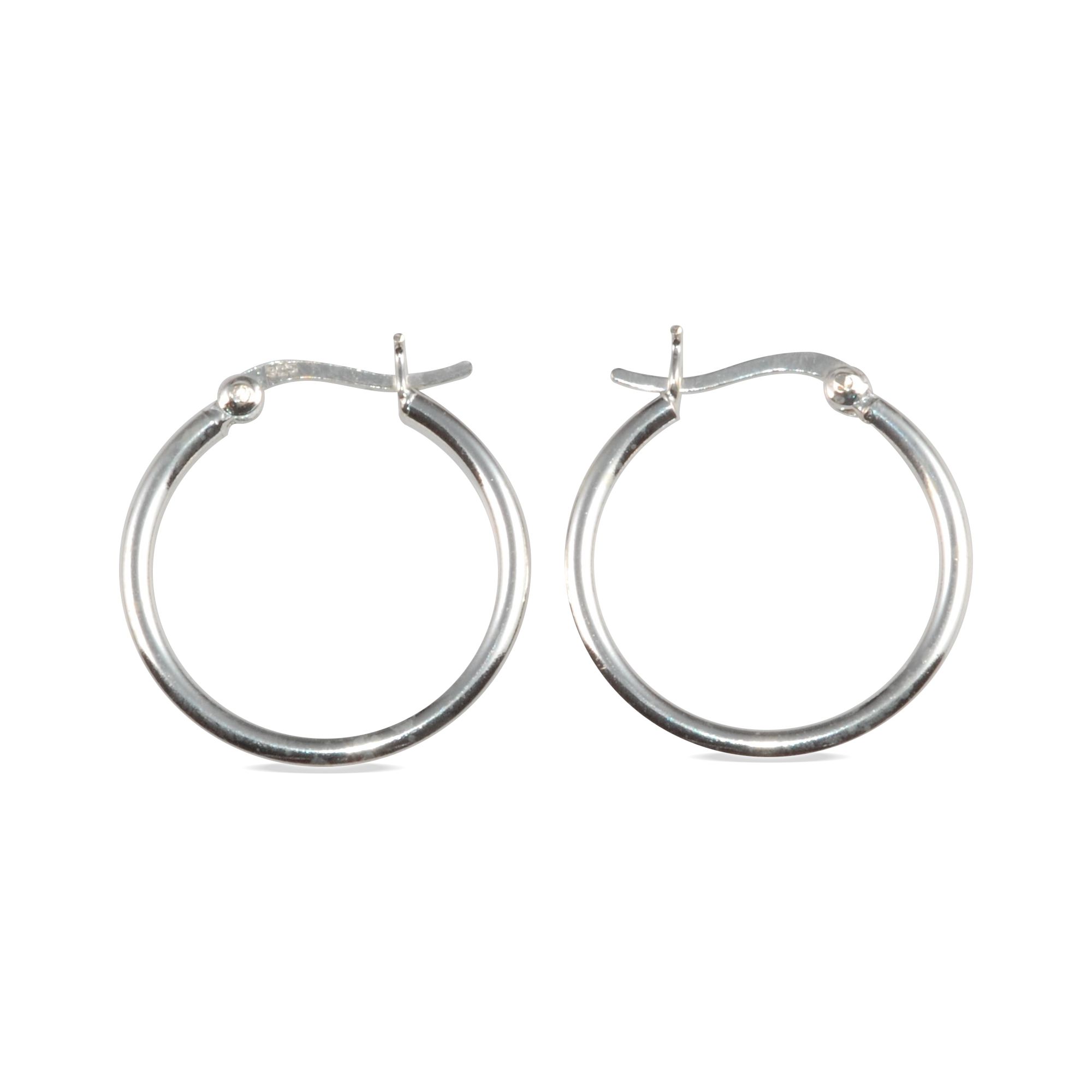 EARRINGS S/S HOOPS 2 X 22mm