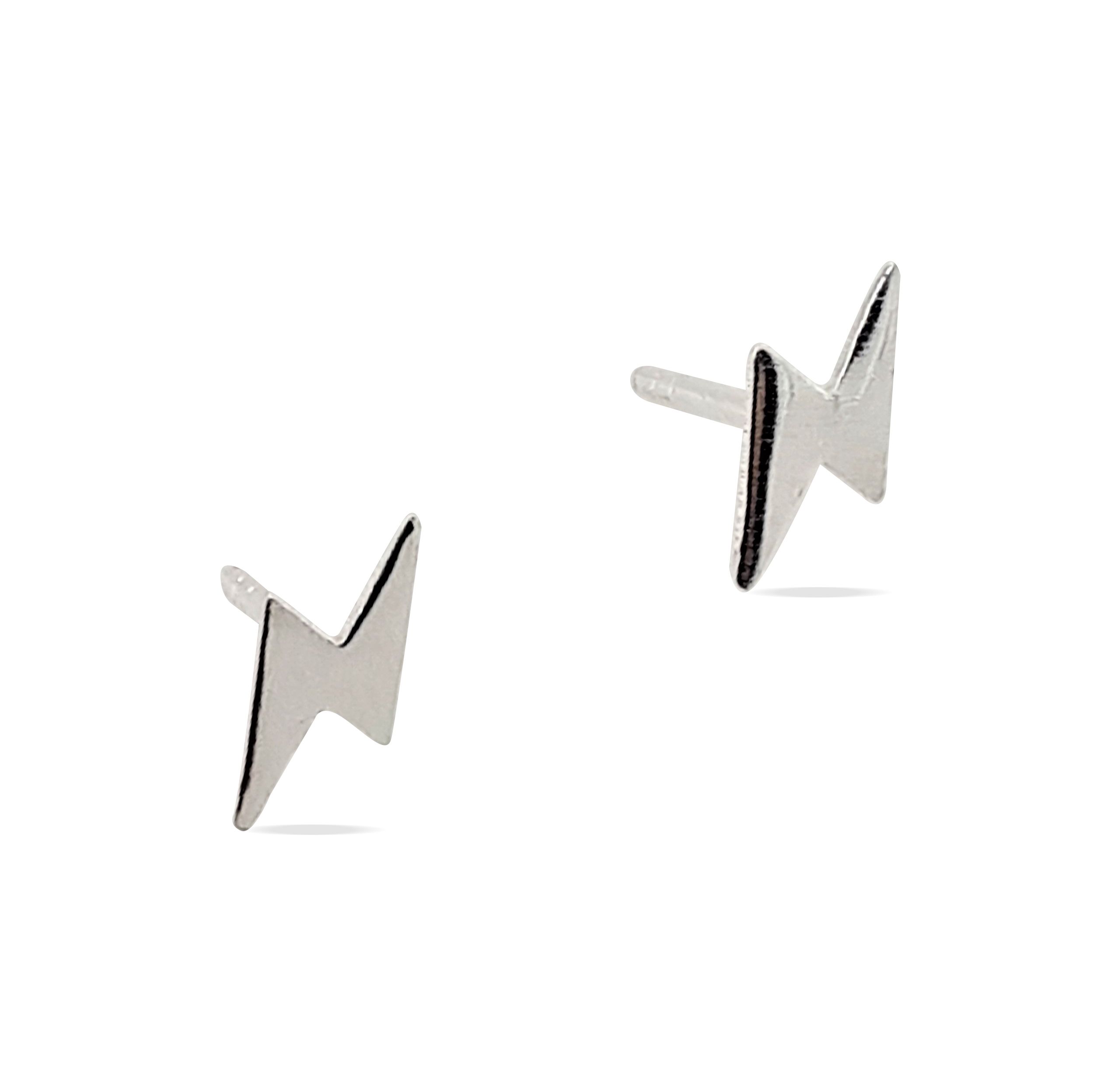 EARRINGS S/S LIGHTNING STUDS