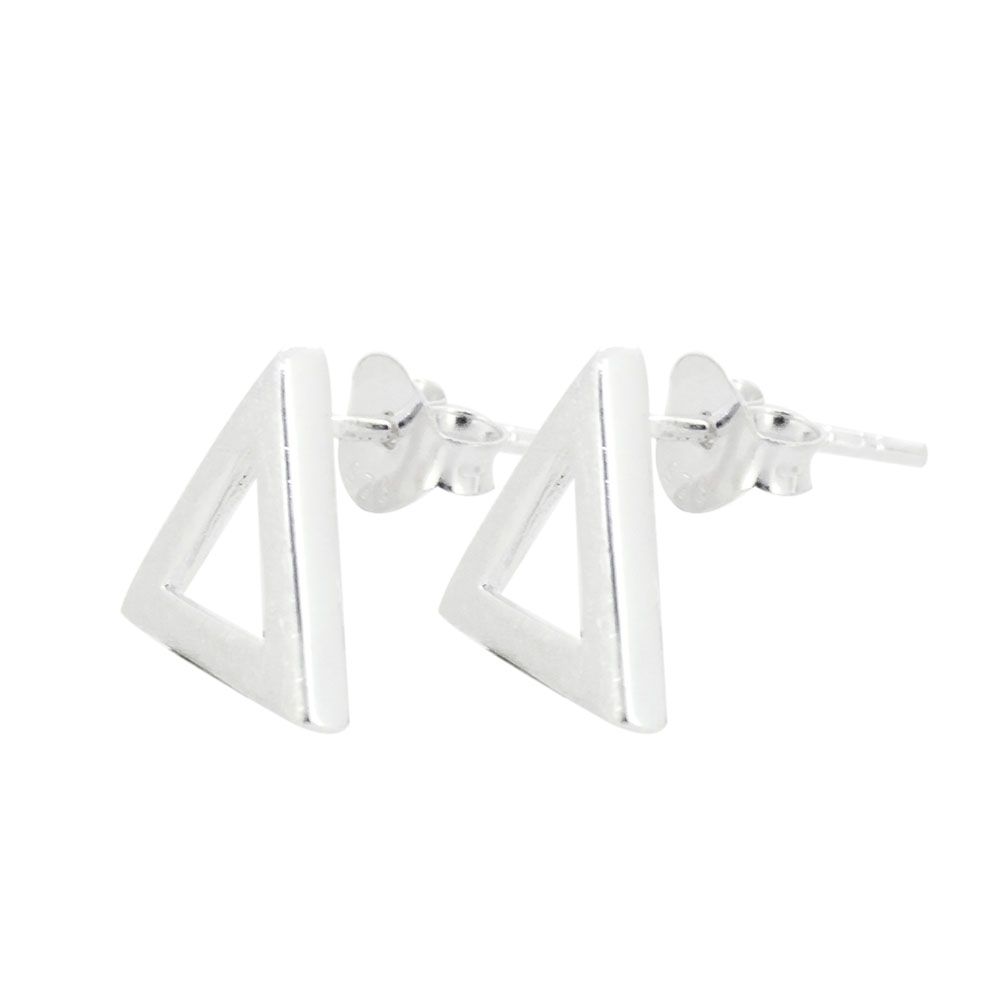 EARRINGS S/S TRIANGLE STUD