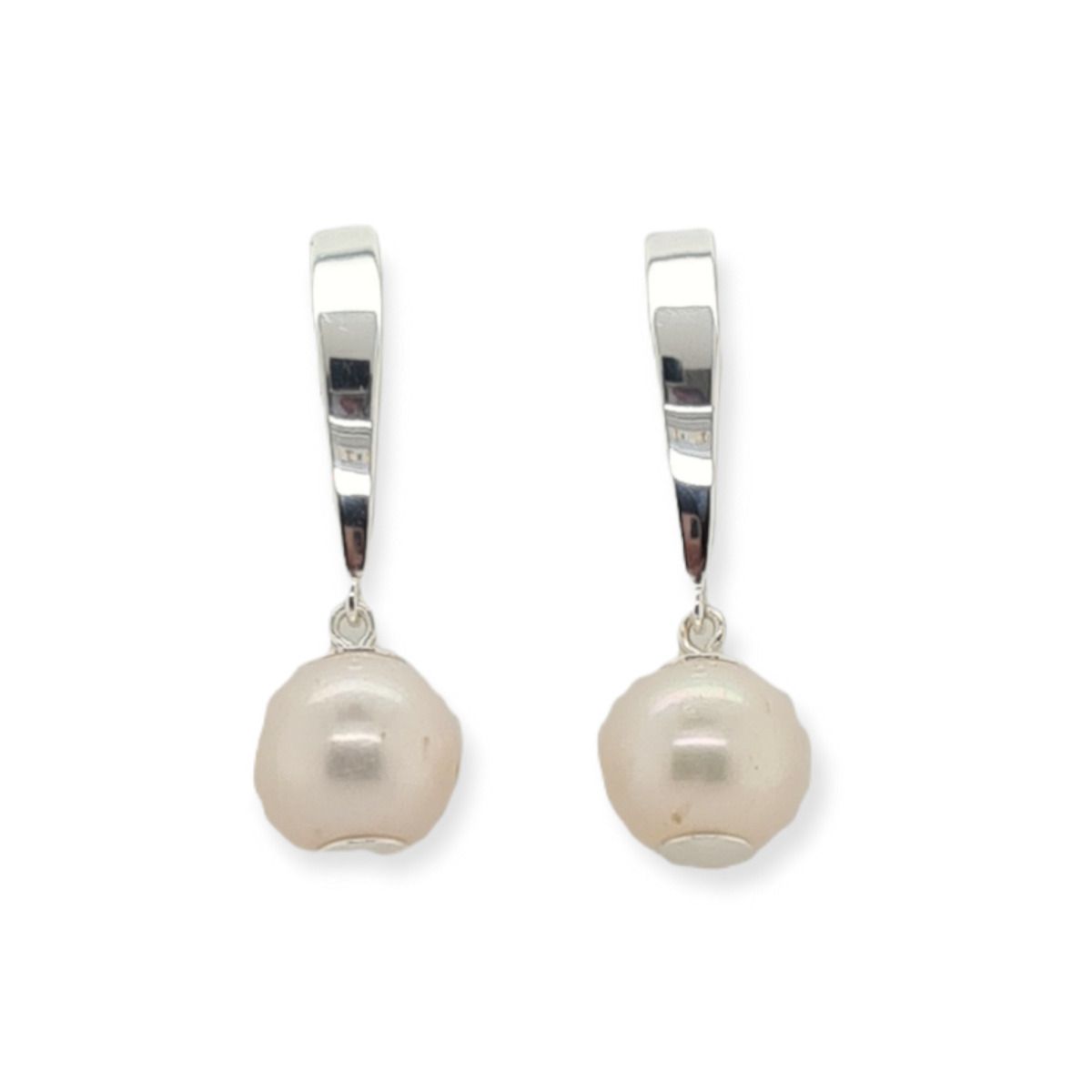 EARRINGS S/S & 10mm PEARL DROP