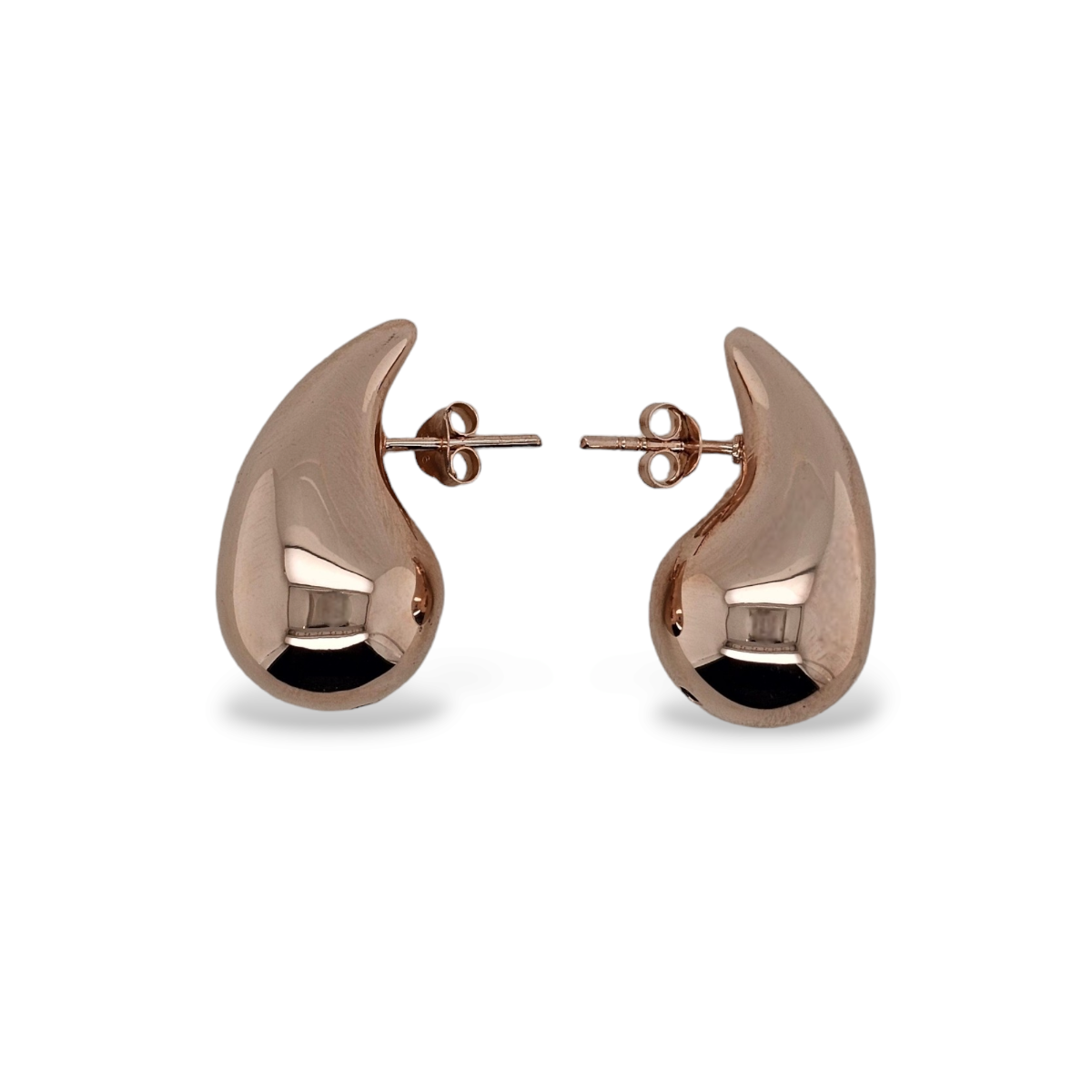 EARRINGS S/S & RGP TEARDROP