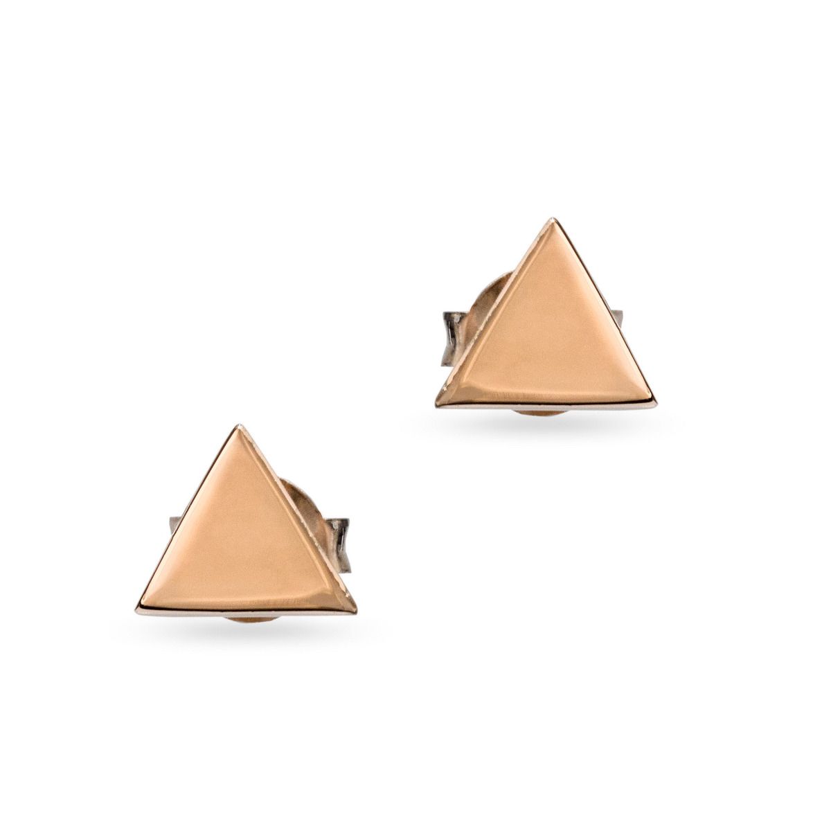 EARRINGS S/S RGP TRIANGLE STUD