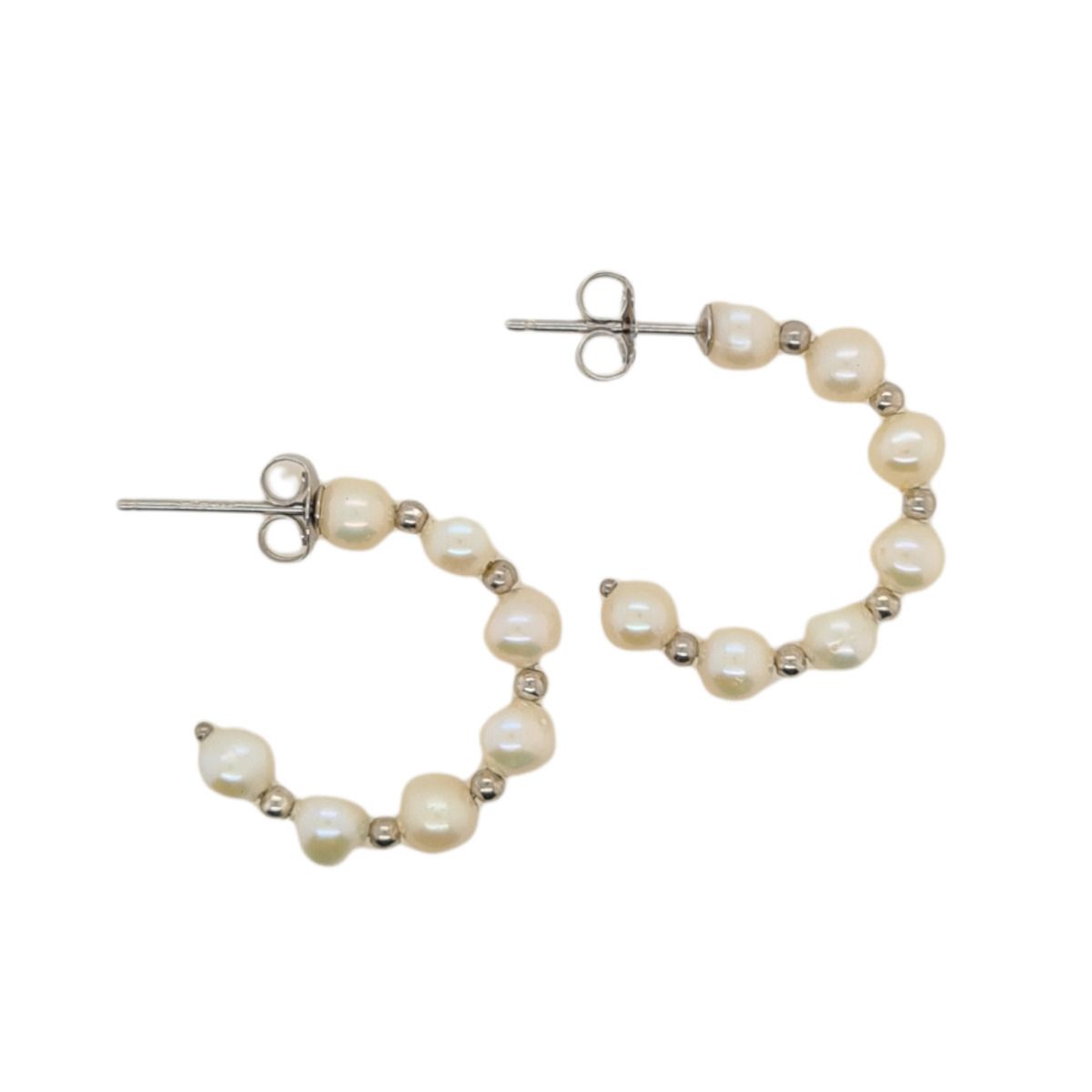 HOOPS FW/P PEARL 4-5mm S/S BAL