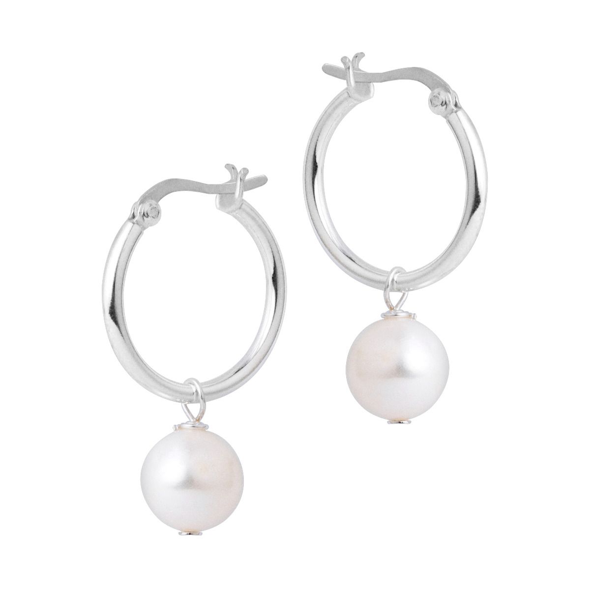 HOOPS S/S & FRESHWATER PEARLS