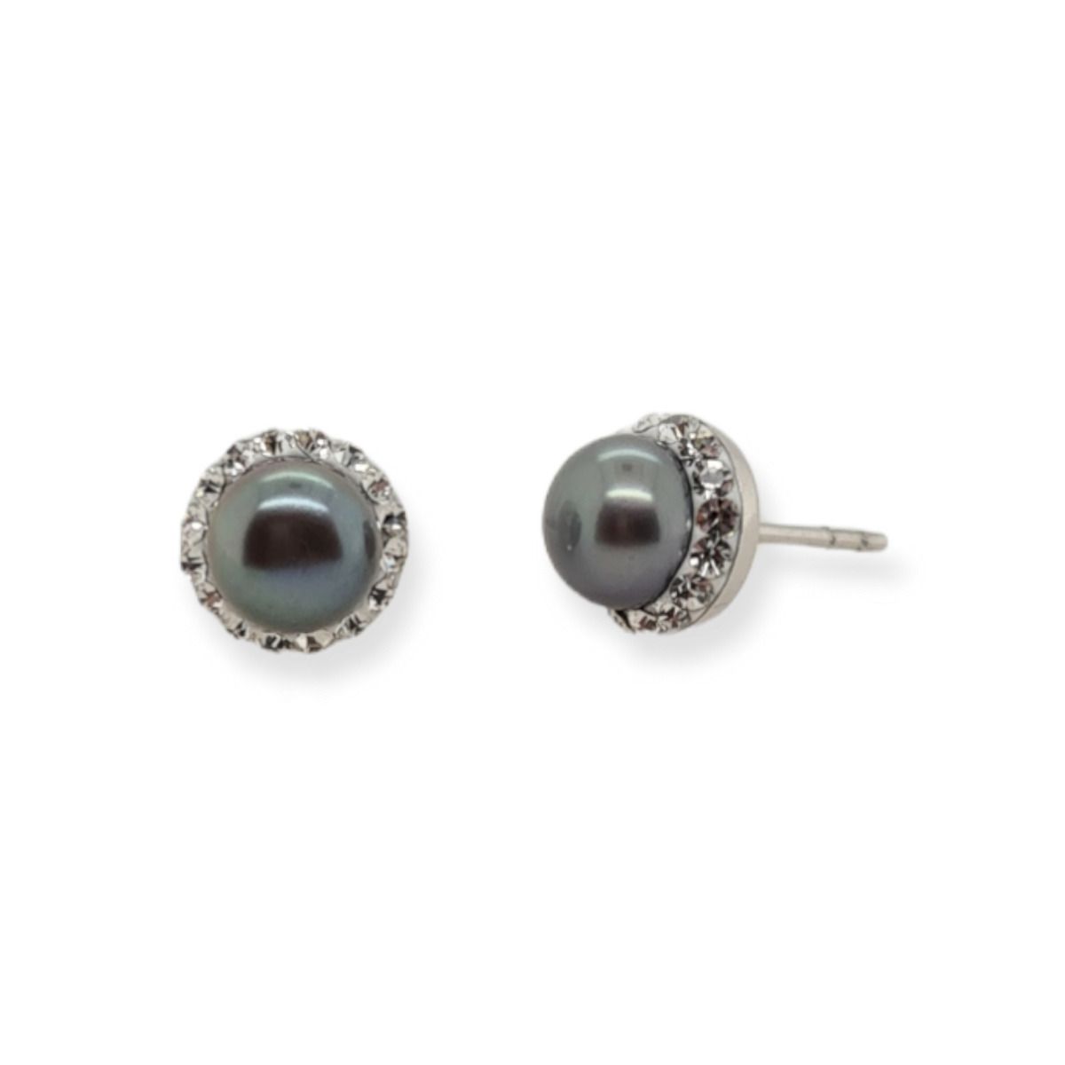 STUDS S/S & FW PEARLS 8mm BLUE