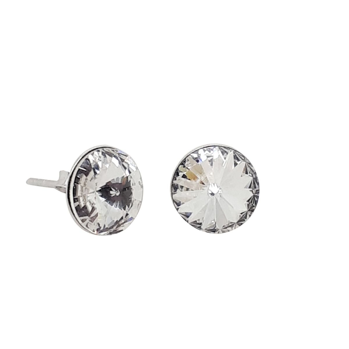 S/S SWAR CYRSTAL STUDS WHT