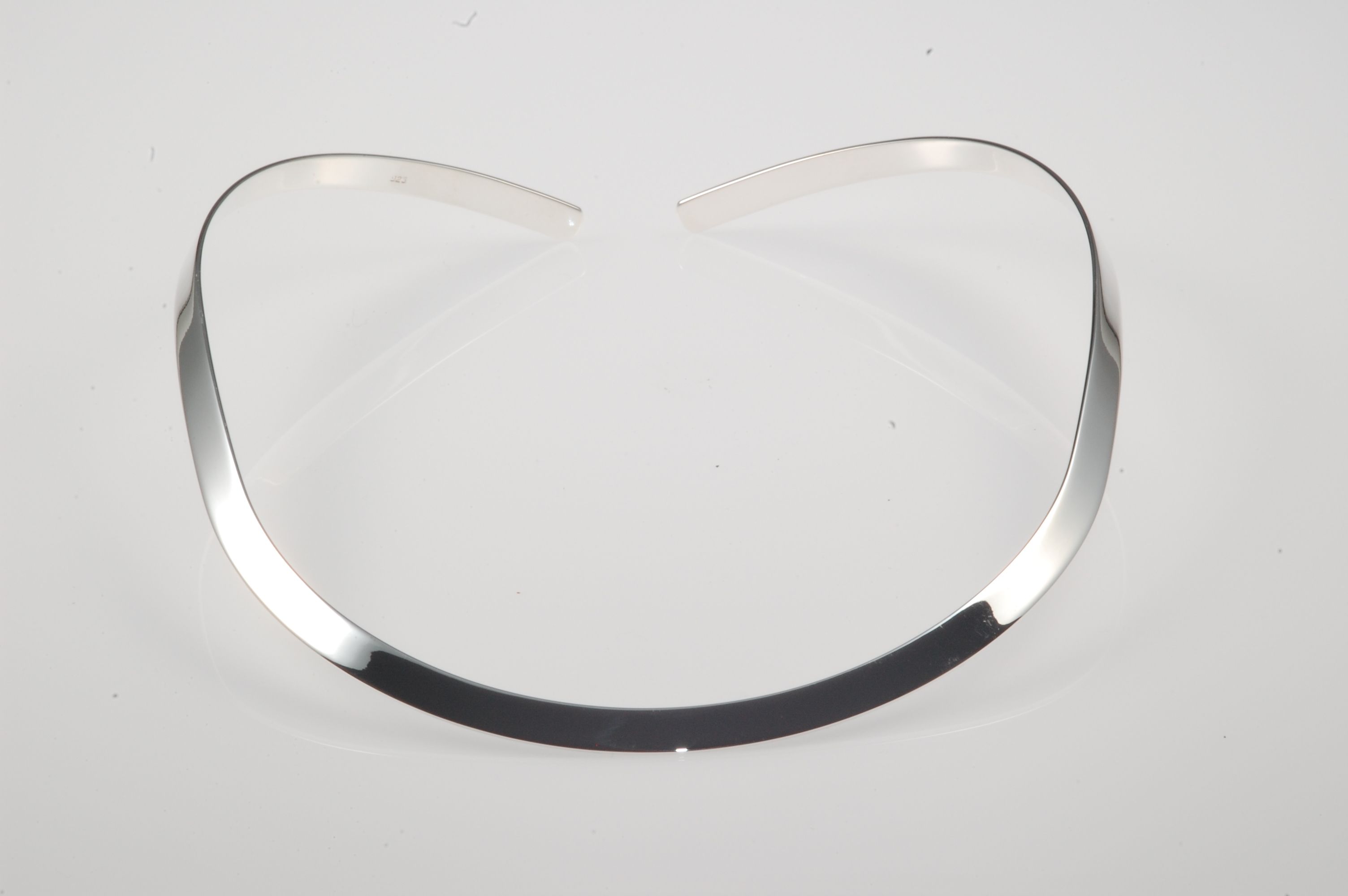 CHOKER S/S 6mm SHAPED