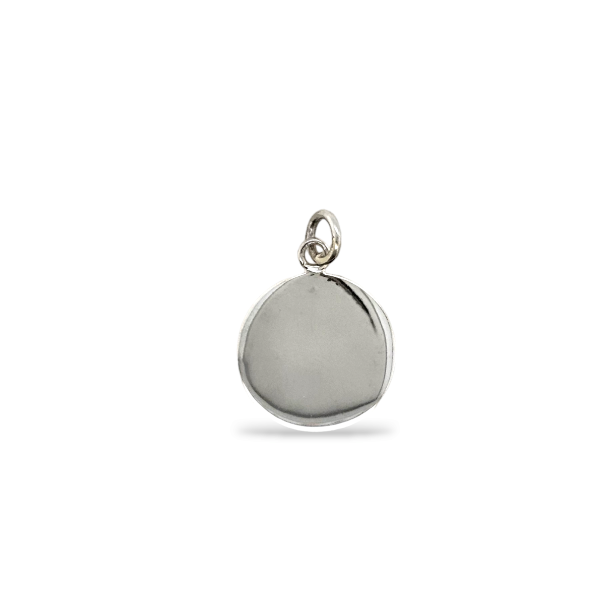 PENDANT S/S 12mm PLAIN DISC