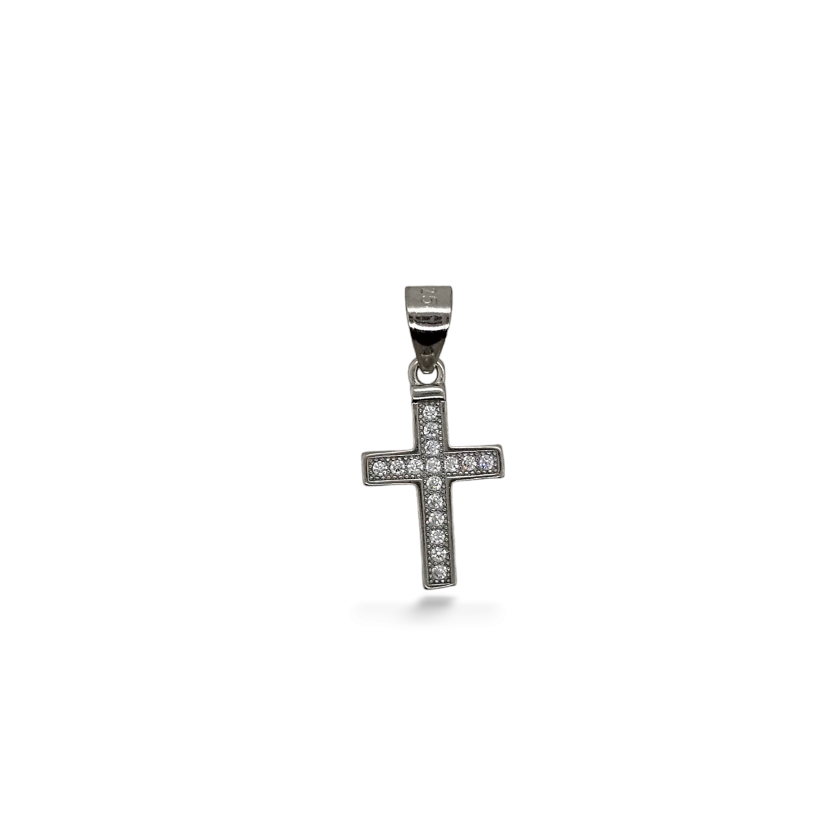 PENDANT S/S CZ CROSS