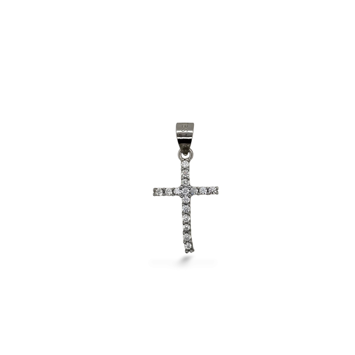 PENDANT S/S CZ CROSS