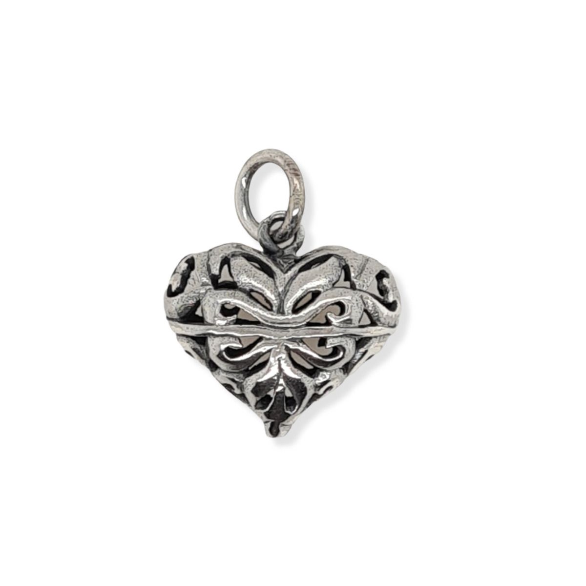 PENDANT S/S FILLAGREE HEART SM