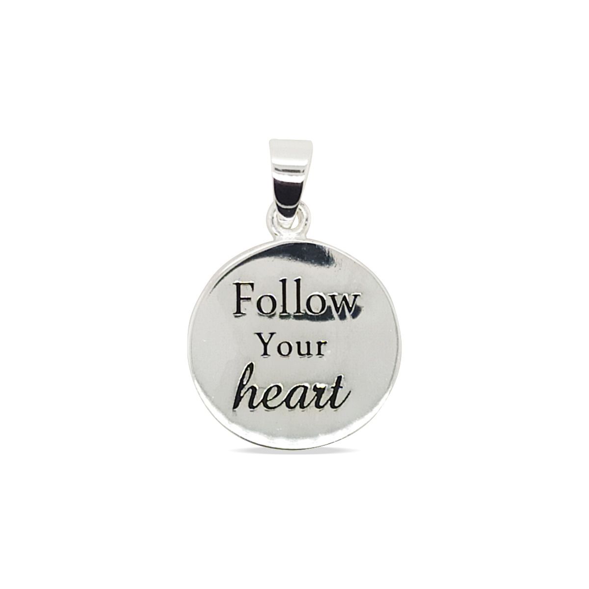 PENDANT S/S FOLLOW YOUR HEART