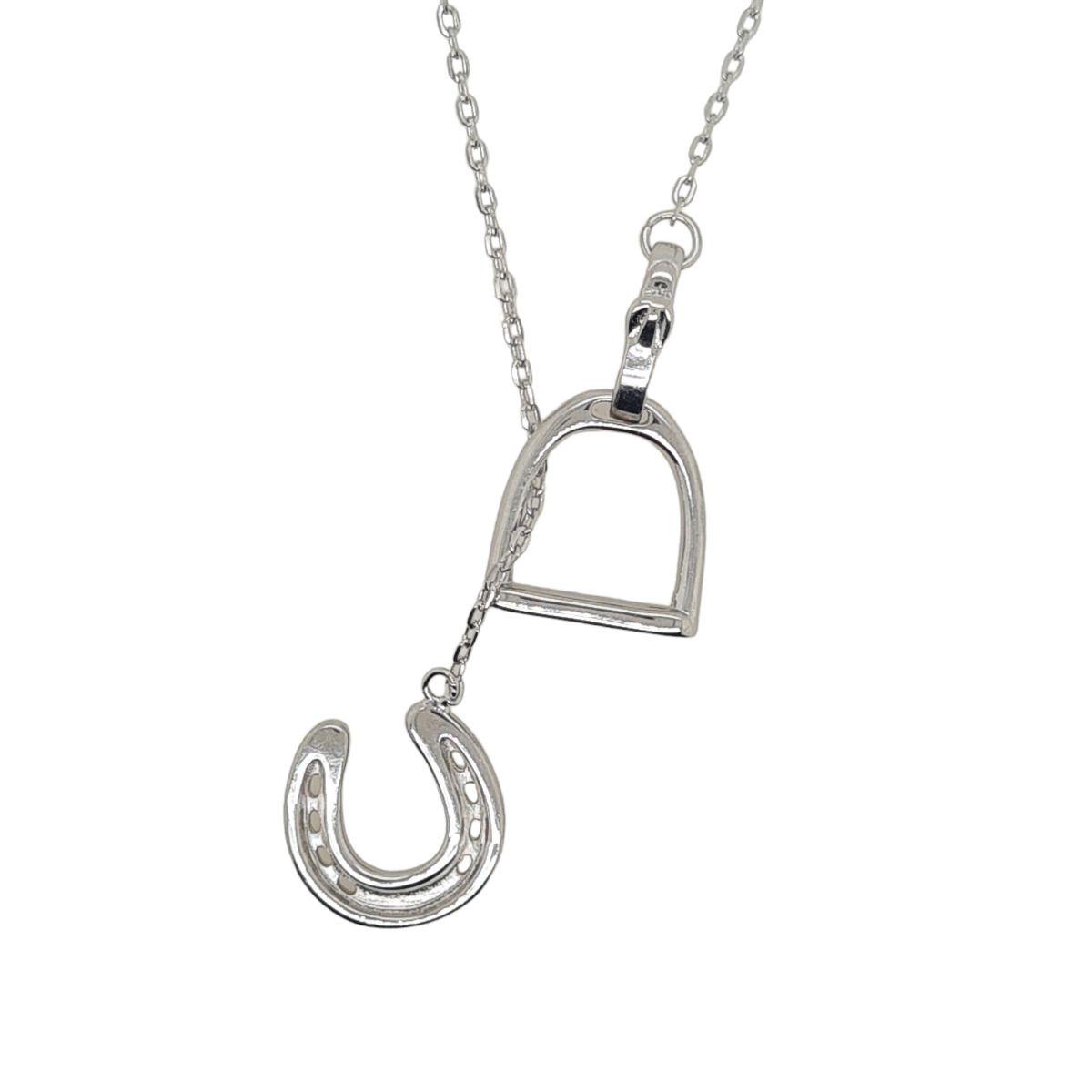 PENDANT S/S HORSESHOE LARIAT