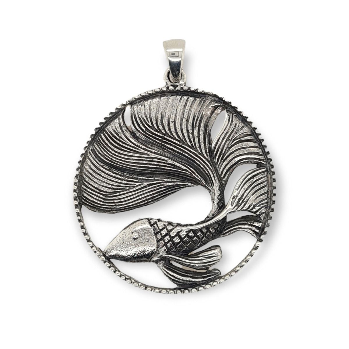 PENDANT S/S KOI FISH