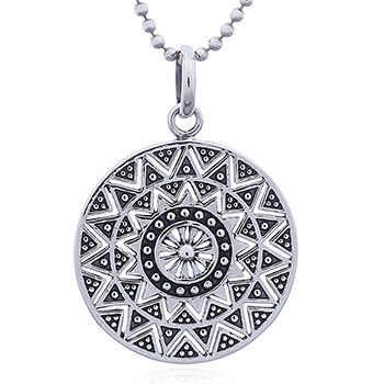 PENDANT S/S MANDALA