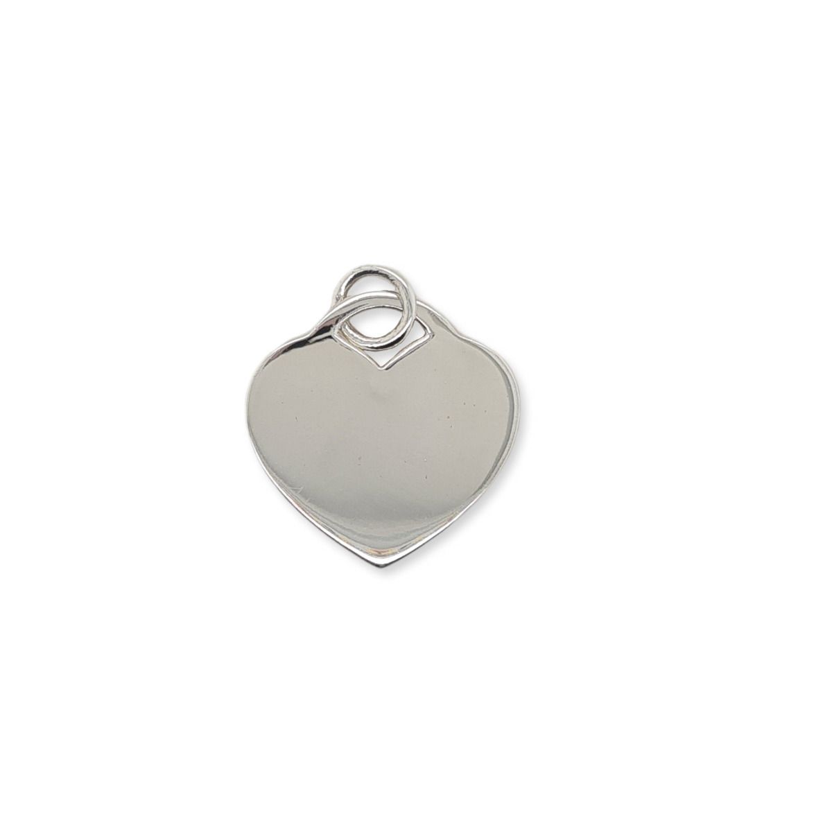 PENDANT S/S MED POLISH HEART