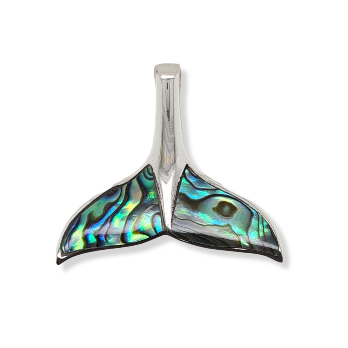 PENDANT S/S & PAUA SHELL TAIL