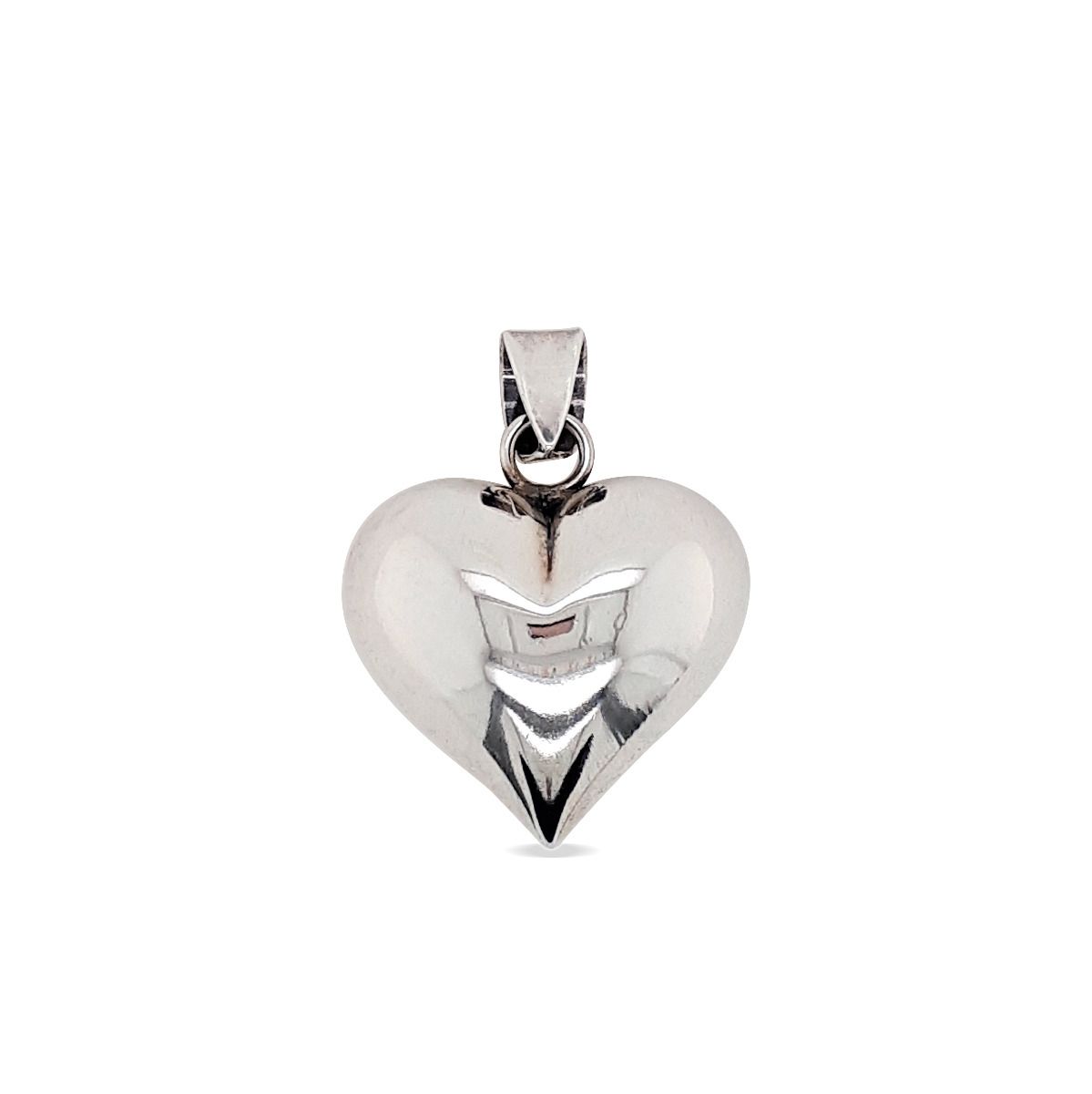 PENDANT S/S PUFF HEART SMALL