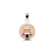 PENDANT S/S & RGP ROUND DOME