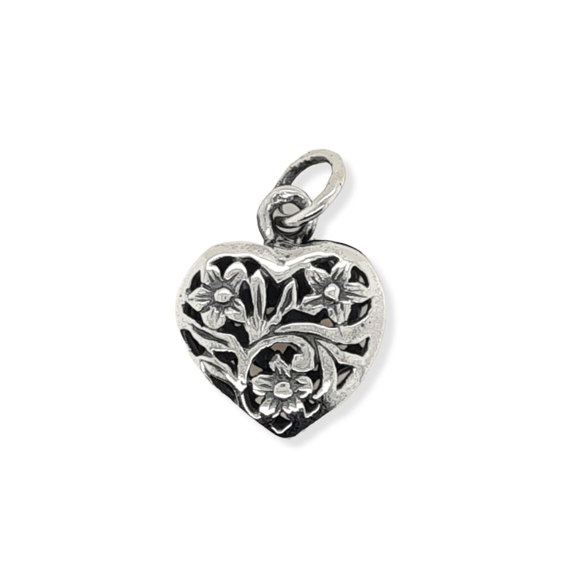 PENDANT S/S SML FLOWER HEART