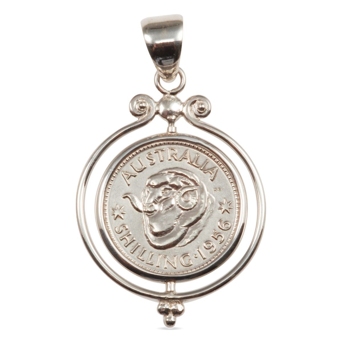 PENDANT S/S SHILLING SPINNER