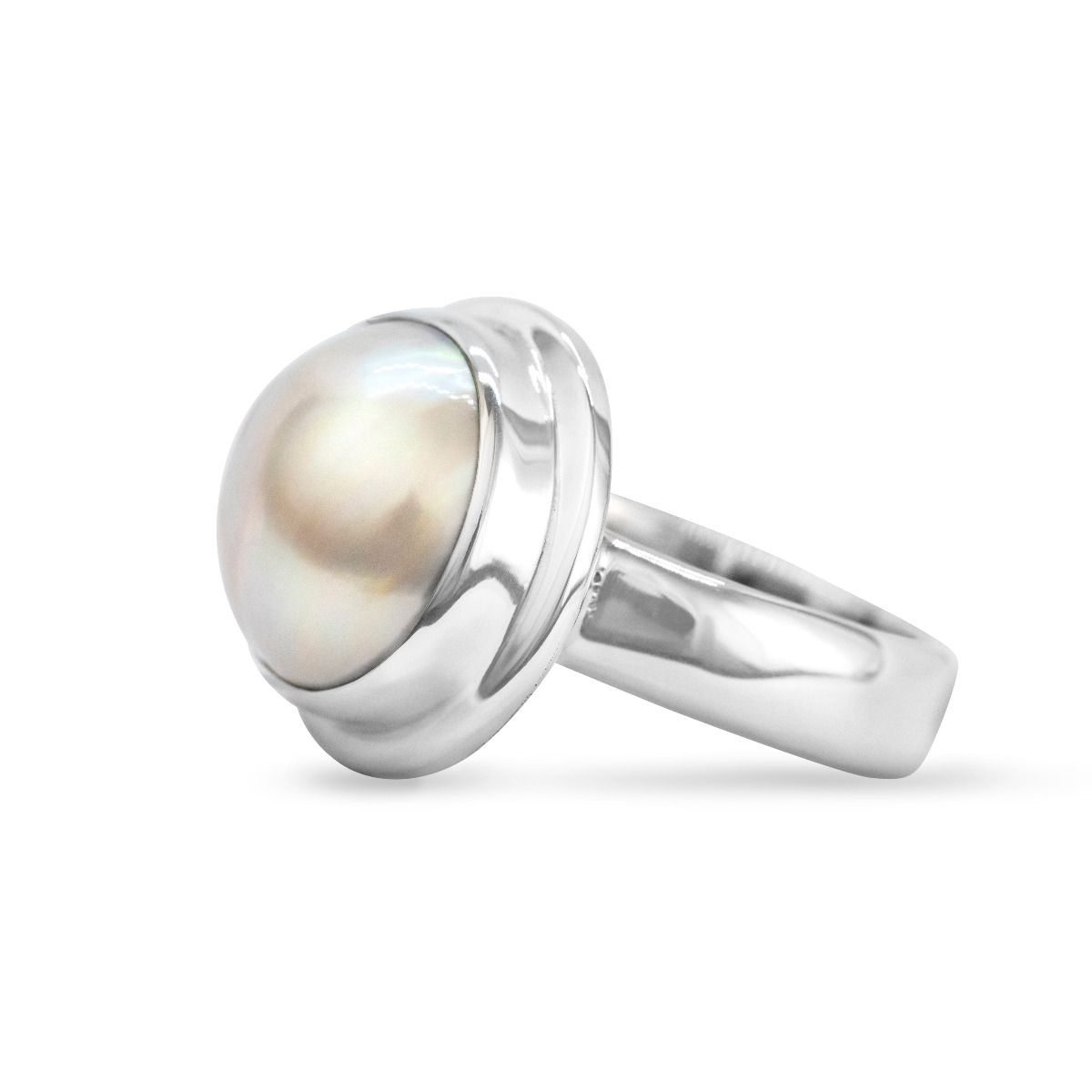 RING S/S H/MADE MABE PEARL 10