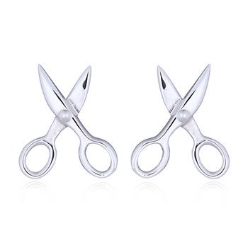 EARRINGS S/S SCISSOR STUDS