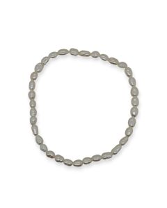 BRACELET STRETCH OVAL PEARL