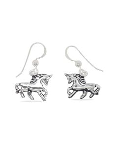EARRINGS S/S UNICORN DROPS