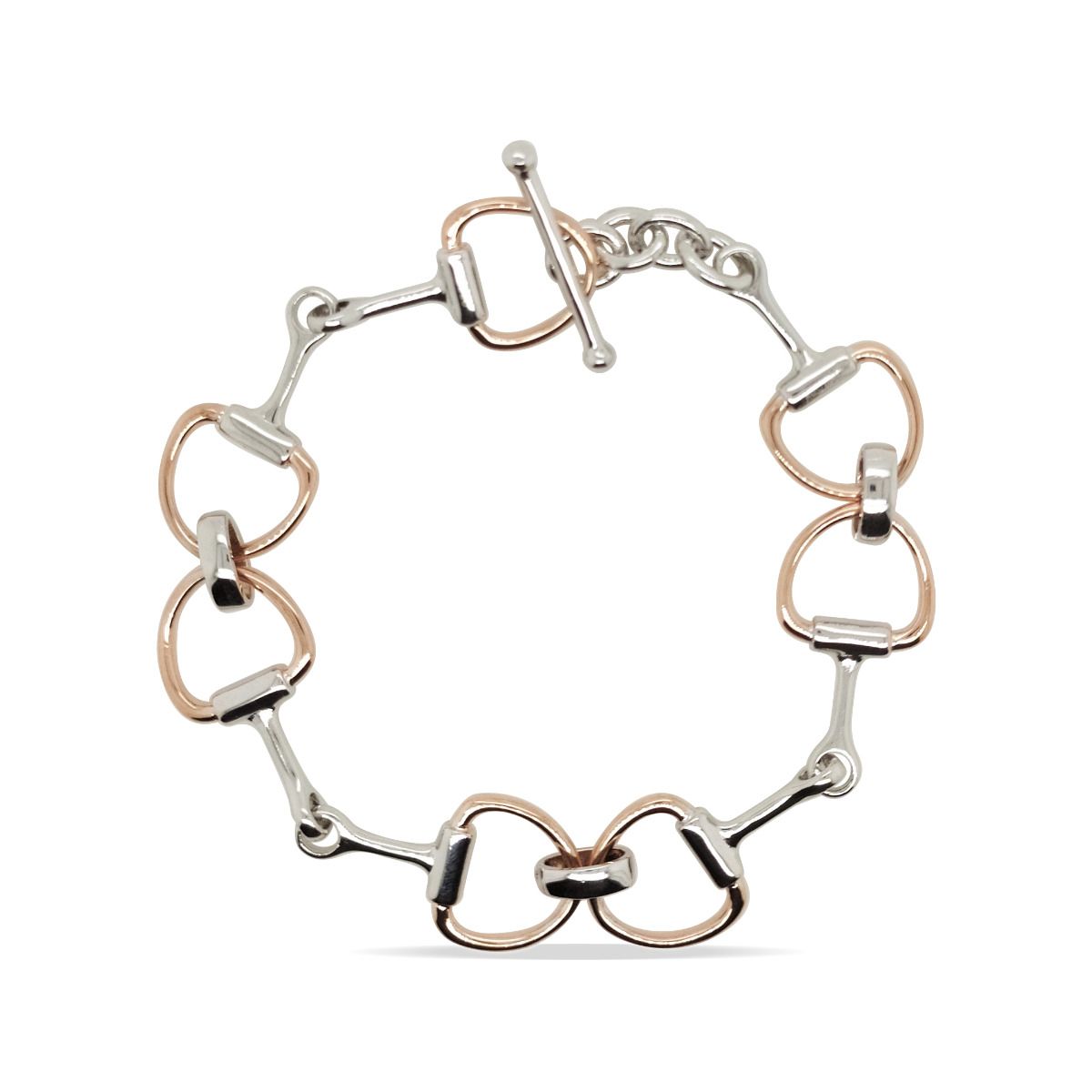 BRACELET S/S & RGP SNAFFLE BIT