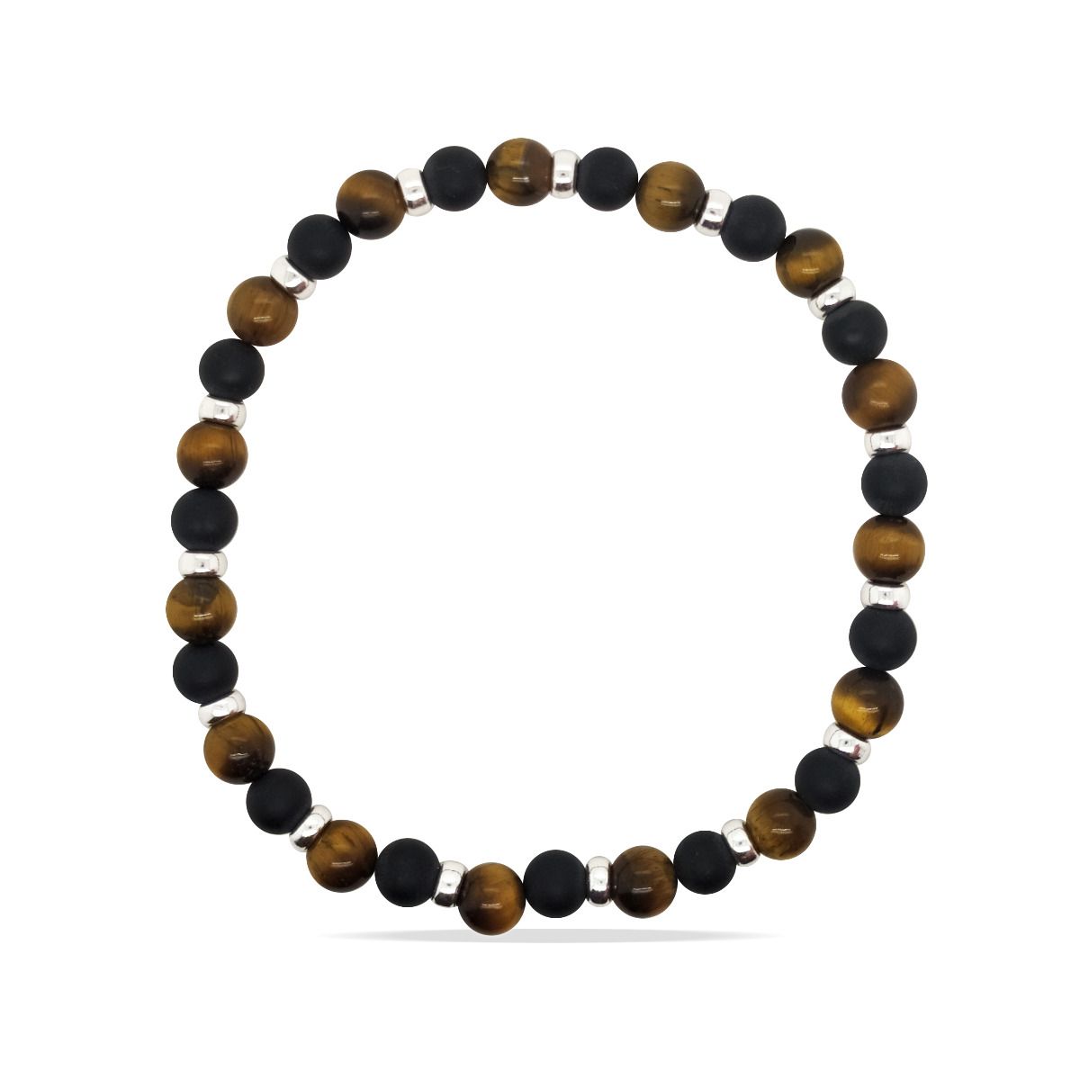 BRACELET S/S & TIGER EYE