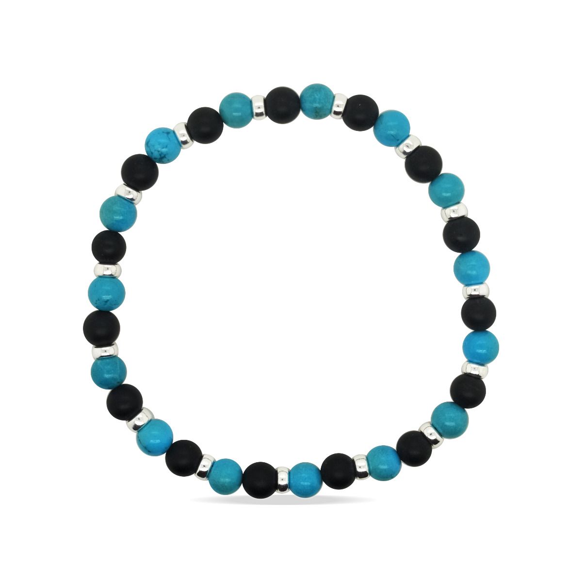 BRACELET S/S & TURQUOISE
