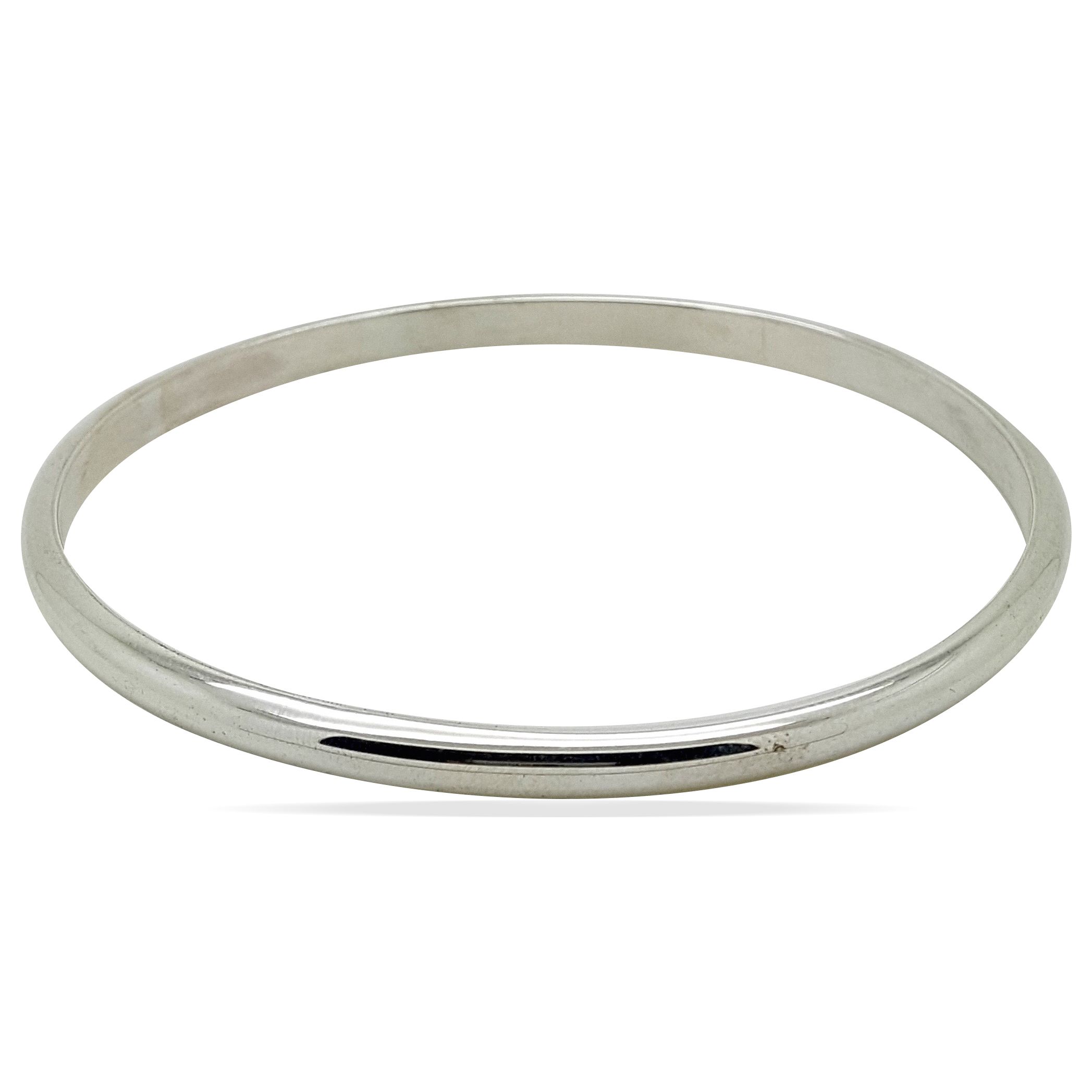 BANGLE S/S 1/2 RND4mm/60mm