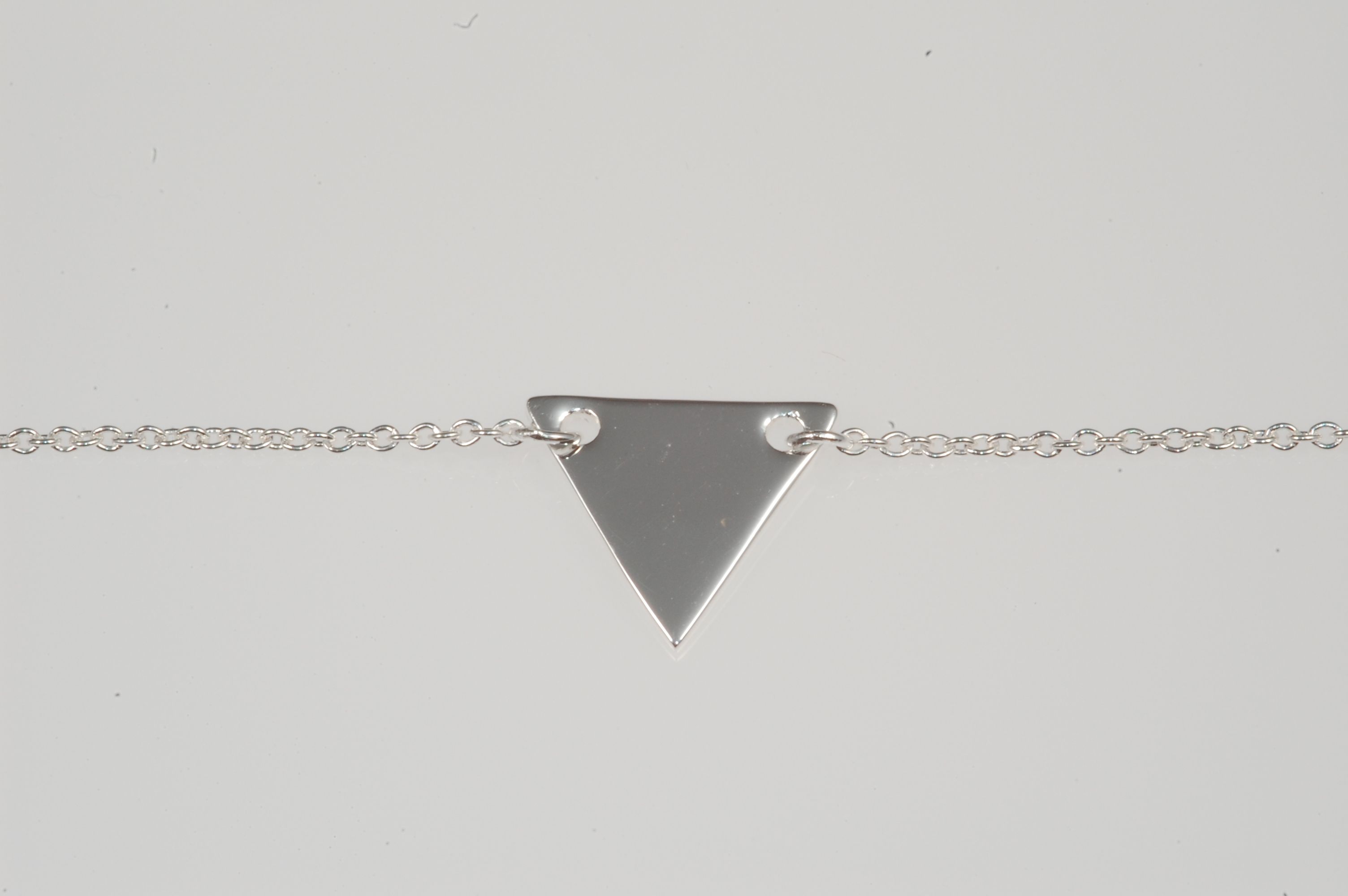 NECKLACE S/S TRIANGLE & CHAIN