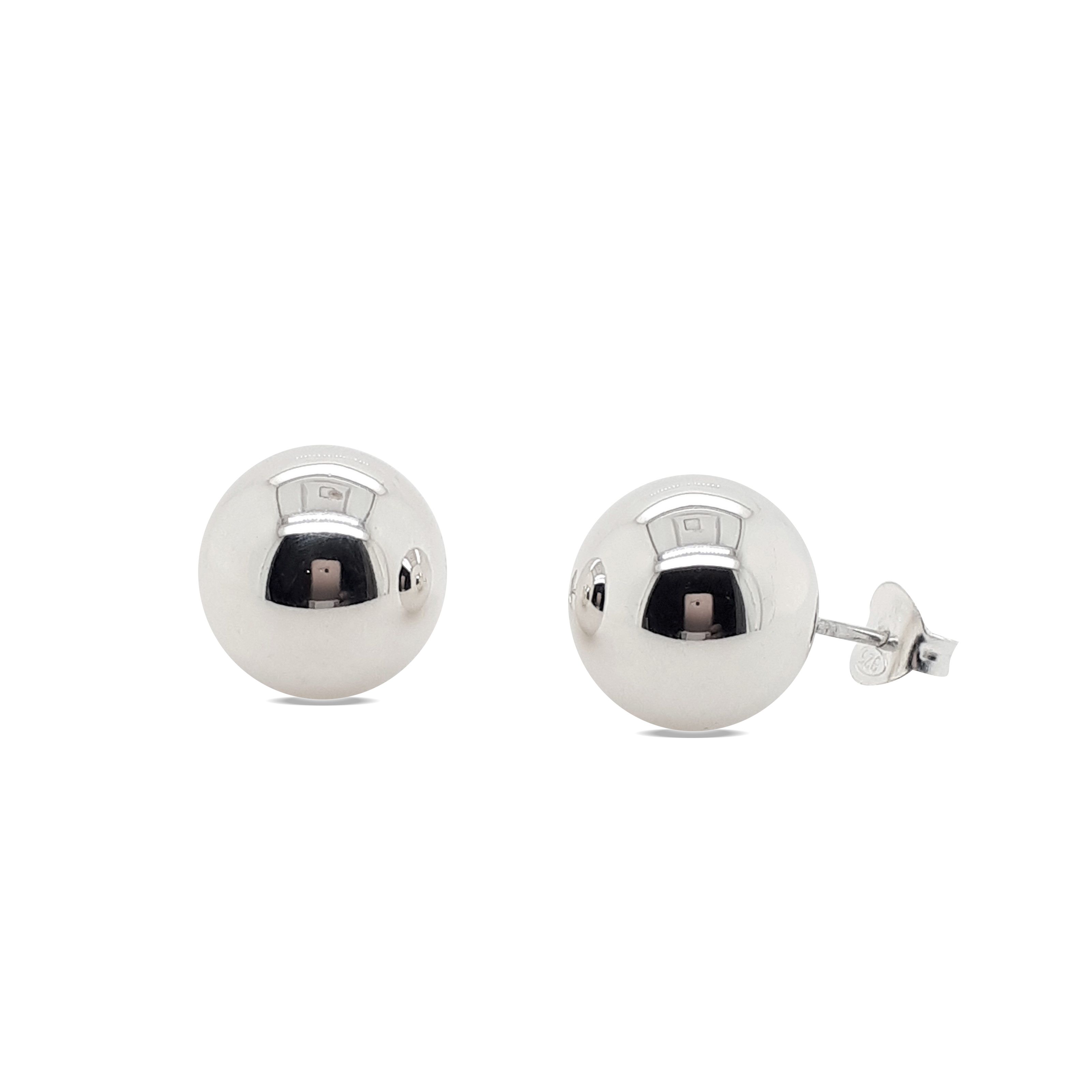 EARRINGS S/S 16mm BALL STUD