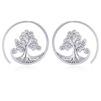 EARRINGS S/S BOHO TREE