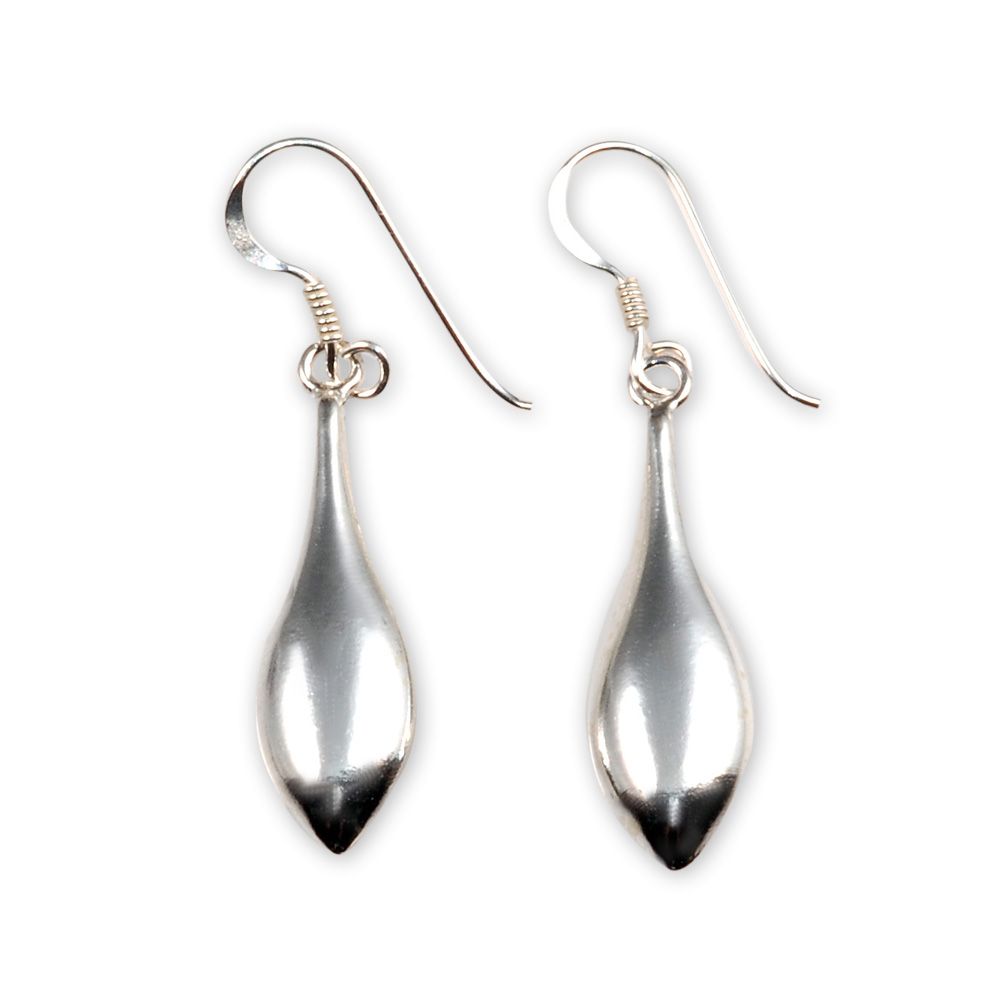 EARRINGS S/S SMOOTH DROP