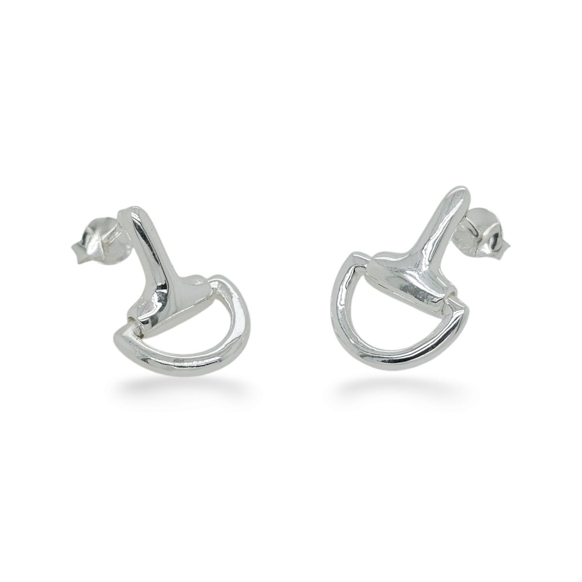 EARRINGS S/S HORSE BIT STUD
