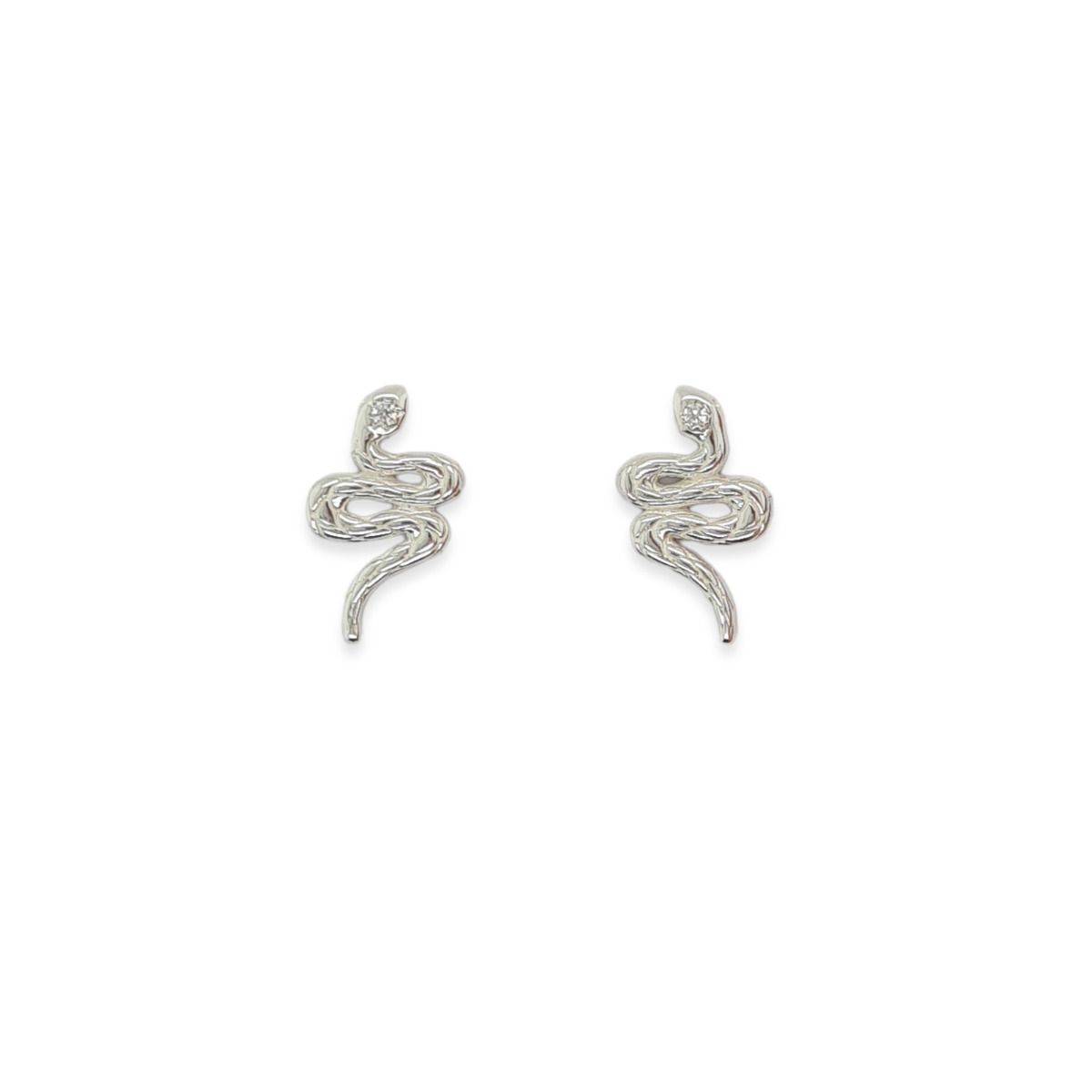 EARRINGS S/S SERPENT