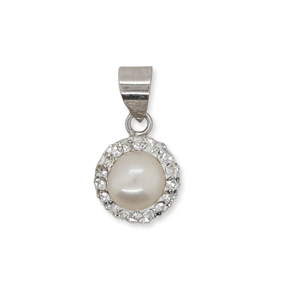 PENDANT S/S & F/W PEARL 10 mm