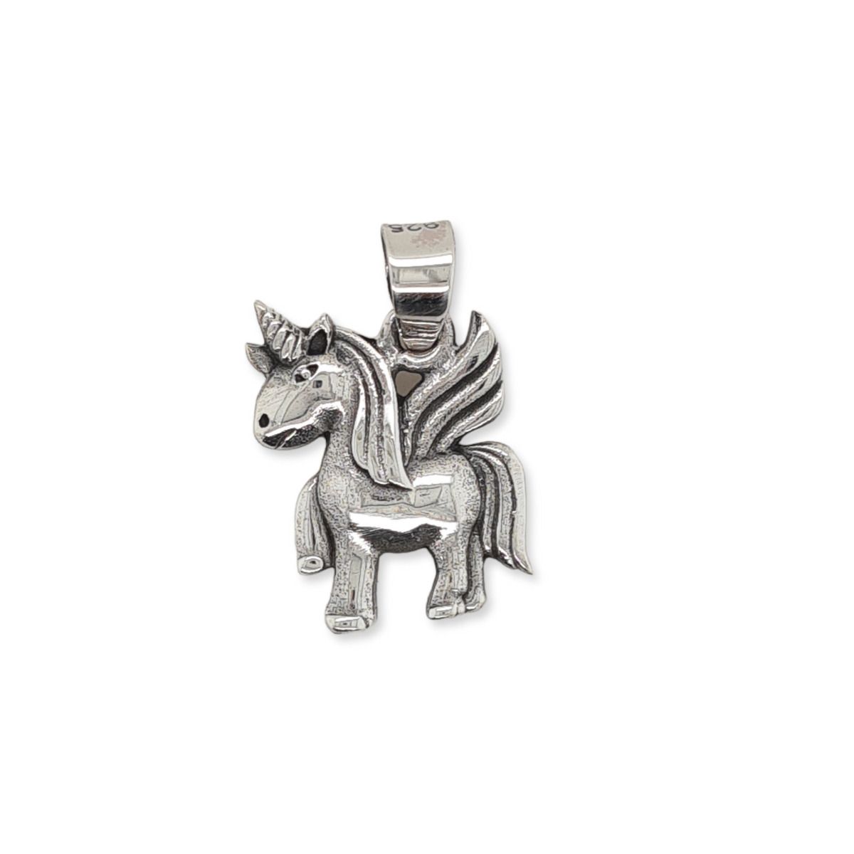 PENDANT S/S UNICORN W WINGS